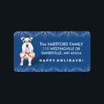 White Christmas Schnauzer Dog Address Labels Adressaufkleber<br><div class="desc">White Christmas Schnauzer Dog Address Labels Grüner Hintergrund Kunst & Design von Julie Alvarez</div>