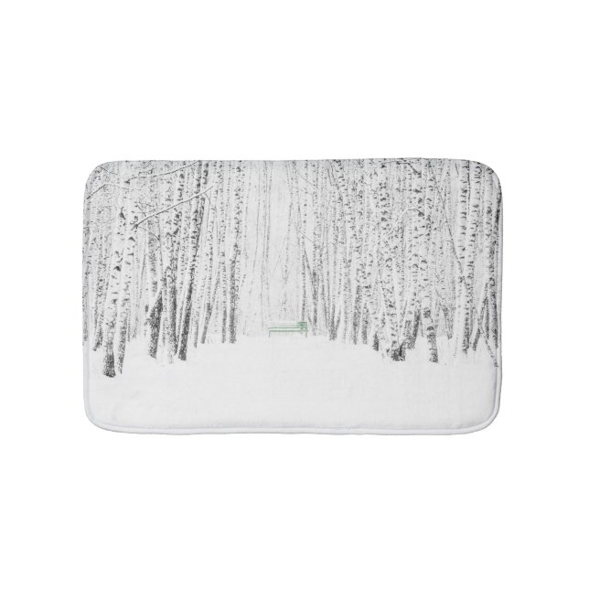 White Christmas Tale Badematte (Vorderseite)