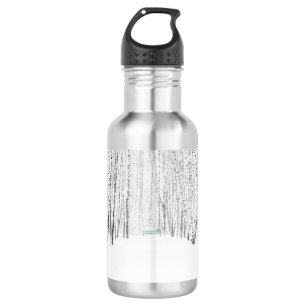 White Christmas Tale Edelstahlflasche