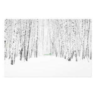 White Christmas Tale Fotodruck