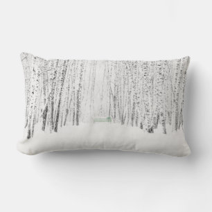 White Christmas Tale Lendenkissen