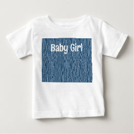 White Circuit Linien Baby T-shirt