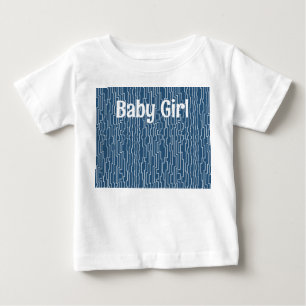 White Circuit Linien Baby T-shirt