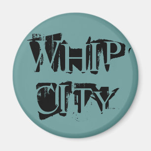 WHITE CITY MAGNET BLUE