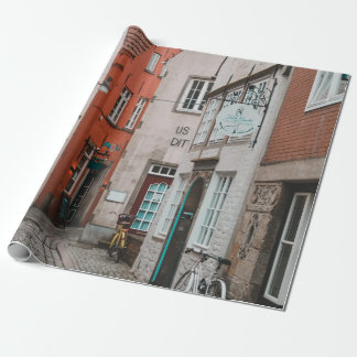 WHITE CITY RAKE PARKIERT AUF DER STRASSE GESCHENKPAPIER