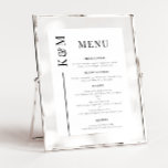 White Clean Line Hochzeitmenü<br><div class="desc">Elegante Speisekarte für Hochzeitsessen mit einer einfachen,  sauberen Linie,  die den ersten Eindruck des Ehepaares auf der Seite vermittelt. Der Hintergrund ist weiß.</div>