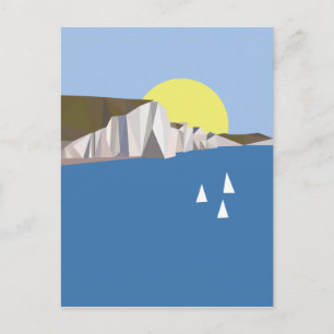 White Cliffs Summer Postkarte