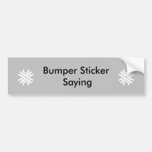 White Clover Ribbon von Kenneth Yoncich Autoaufkleber