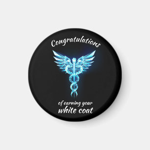 White Coat Zeremonie Kristall Medical Magnet
