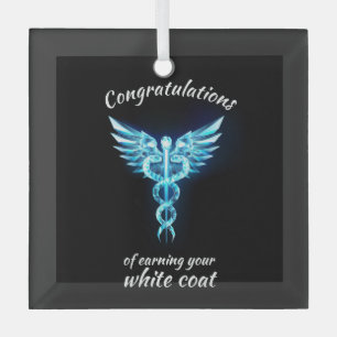 White Coat Zeremonie Kristall Medical Ornament Aus Glas