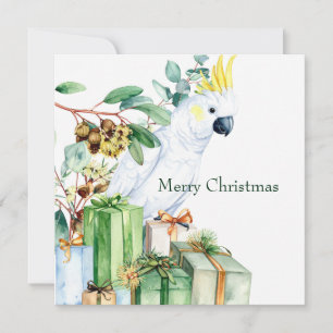White Cockatoo präsentiert frohe Weihnachten