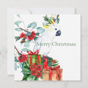 White Cockatoo präsentiert frohe Weihnachten