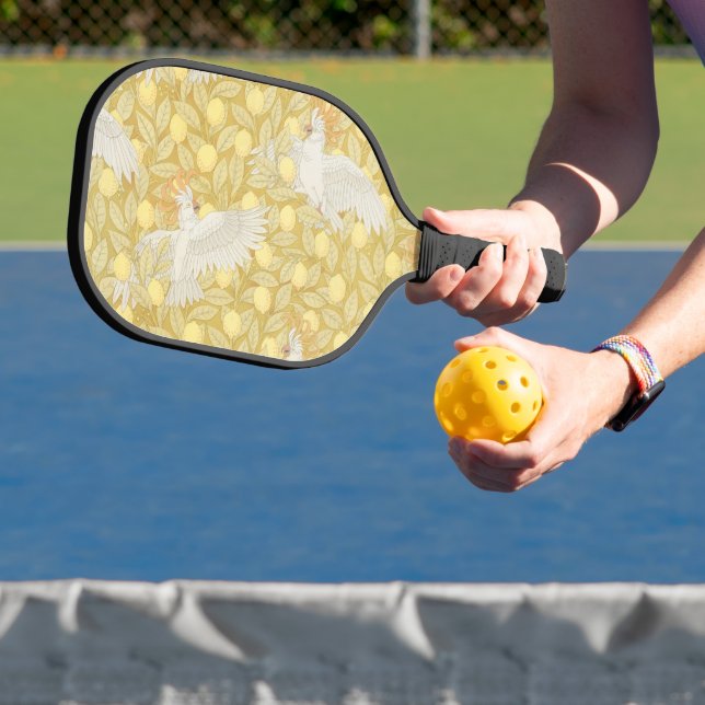 White Cockatoos and Lemons Pickleball Schläger (InSitu)