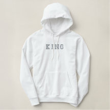 White Color Adult M Men Basic Hoodie Sweatshirt