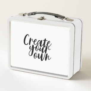 White Create your own Lunchbox
