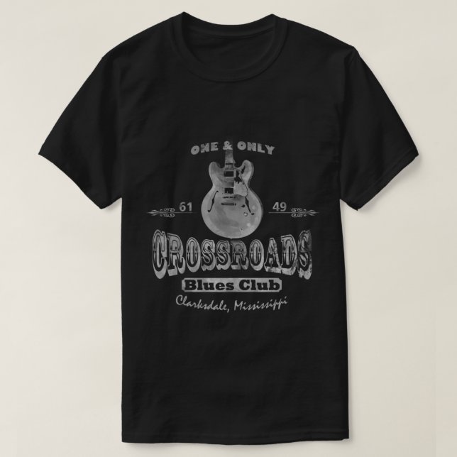 White Crossroads Blues Club Essential T - Shirts (Design vorne)