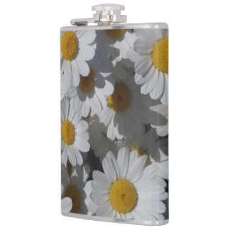 White Daisies Flachmann