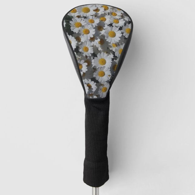 White Daisies Golf Headcover (Vorderseite)