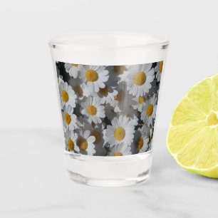 White Daisies Schnapsglas