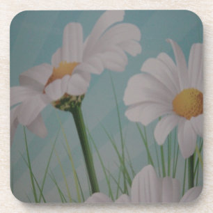 WHITE DAISIES UNTERSETZER