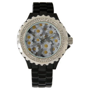 White Daisies Watch Armbanduhr