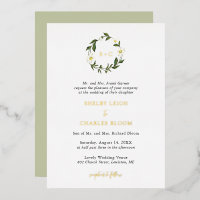 White Daisy Floral Rustic Wedding