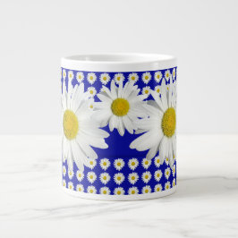 White Daisy Garden Jumbo-Tasse
