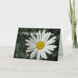 White Daisy - Mother's Day Customizable Card Karte