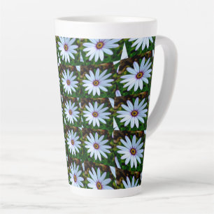 White Daisy Pattern Milchtasse
