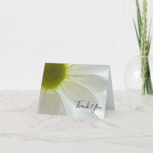 White Daisy Petals Vielen Dank Dankeskarte