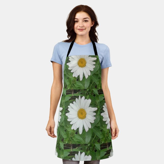 White Daisy Schürze (Getragen)