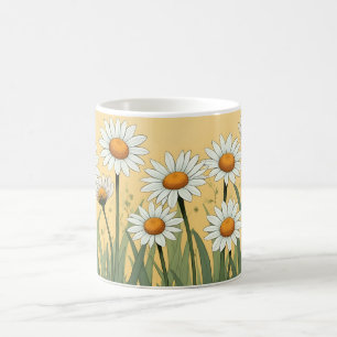 White Daisy Summer Kaffeetasse
