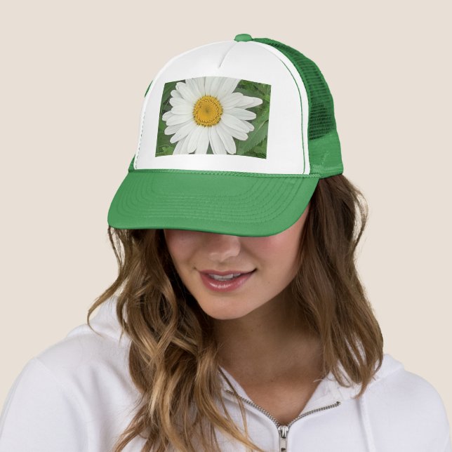 White Daisy Truckerkappe (Beispiel)