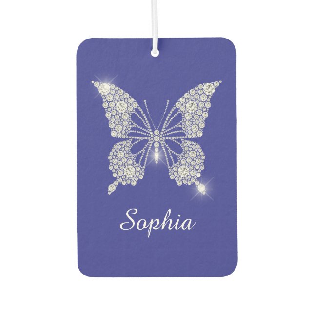 White Diamond Butterfly, Script Name, Deep Blue Autolufterfrischer (Vorderseite)
