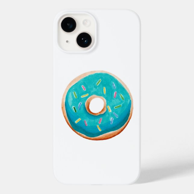 White Donut Phone Case (Rückseite)