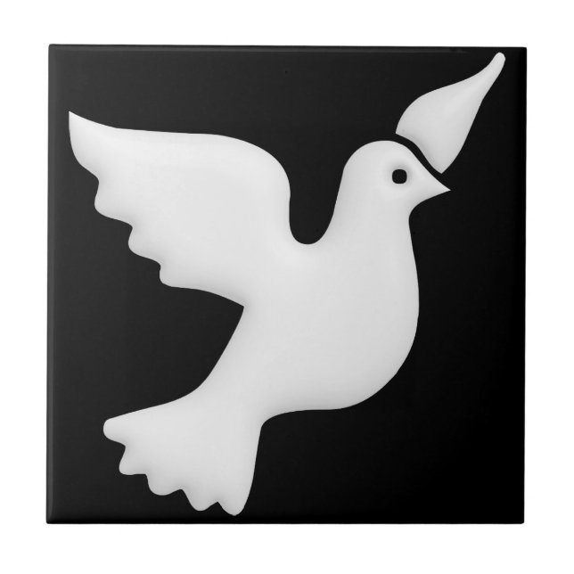 White Dove Belight Fliese (Vorderseite)