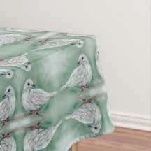 White Dove in the Pine Christmas