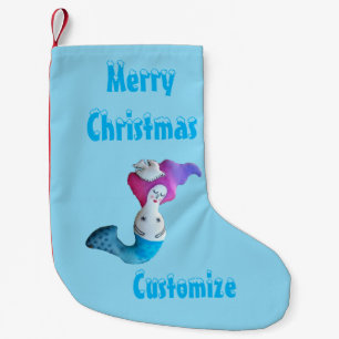 White Dove Mermaid Thunder_Cove Kleiner Weihnachtsstrumpf