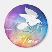 White Dove Spreading Peace