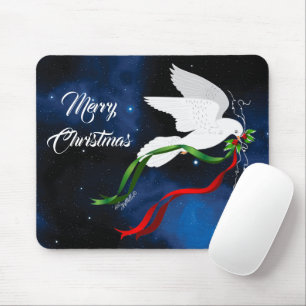 White Dove Weihnachtsmäuse Pad Mousepad