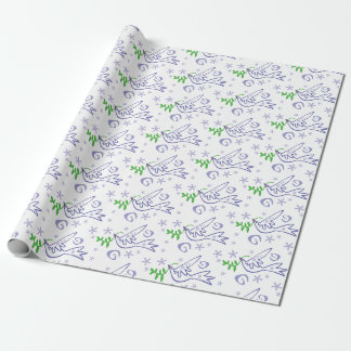White Dove Weltfrieden Geschenkpapier