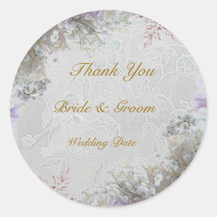 White Dream Wedding Sticker