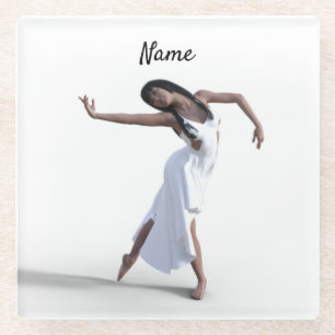 White Dress Dancer Thunder_Cove  Glasuntersetzer