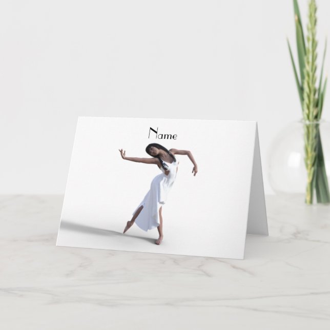 White Dress Dancer Thunder_Cove Karte (Vorderseite)