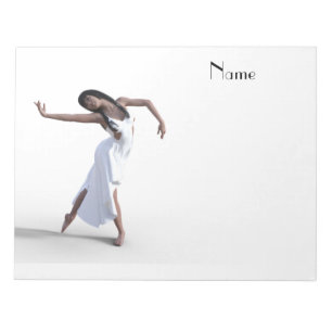White Dress Dancer Thunder_Cove Notizblock