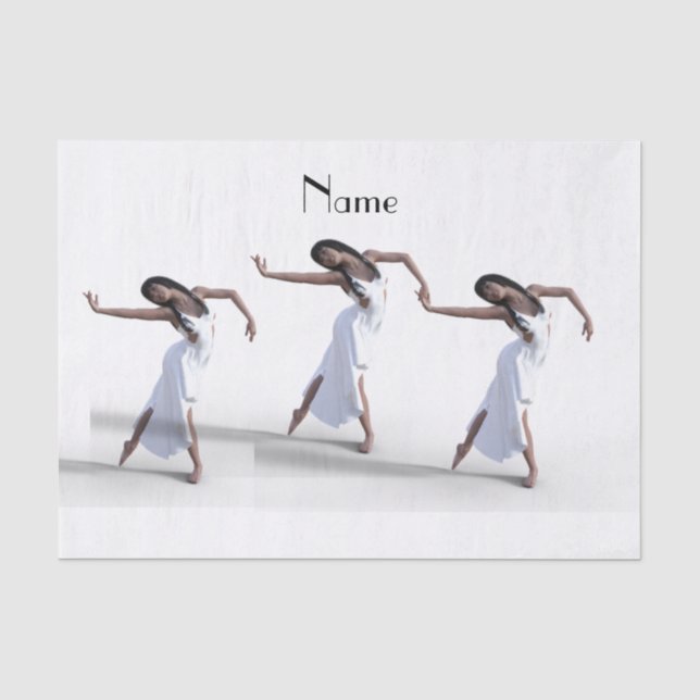 White Dress Dancer Thunder_Cove  Seidenpapier (Vorderseite)
