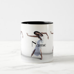 White Dress Dancer Thunder_Cove Zweifarbige Tasse