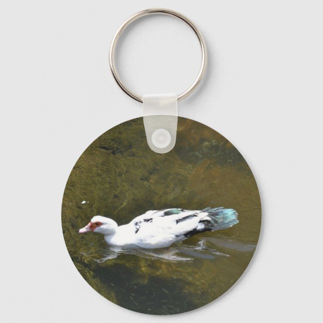 White Duck Schlüsselanhänger (Vorderseite)