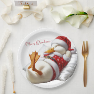 White Duck Weihnachts-Party Teller