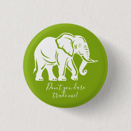 White Elephant Gag Gift Button
